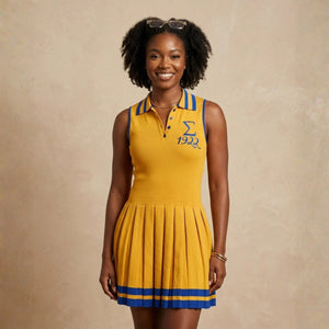 Sigma Gamma Rho Gold and Blue Golf / Tennis Dress Winters Industries 