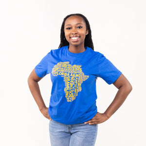 Sigma Gamma Rho HBCU "Fist / Africa" Collage Tee Winters Industries by Fully Promoted Mesquite S SWEATSHIRT Africa
