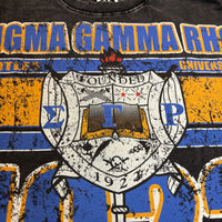 Sigma Gamma Rho Oversized Acid Wash Box Tee Winters Industries 