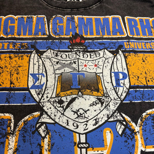 Sigma Gamma Rho Oversized Acid Wash Box Tee Winters Industries 