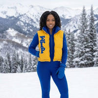 Sigma Gamma Rho Reversible Puffer Vest Winters Industries 