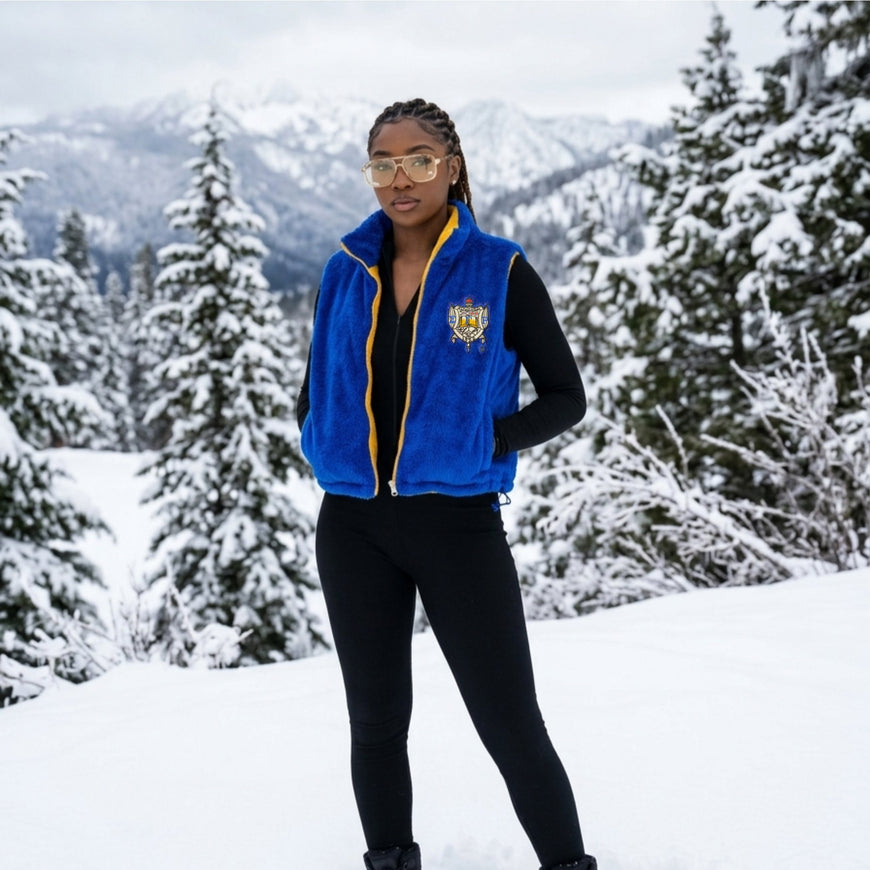 Sigma Gamma Rho Reversible Puffer Vest Winters Industries 
