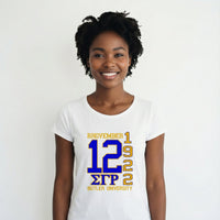 Sigma Gamma Rho Rhovember T-shirt Shirts Winters Industries by Fully Promoted Mesquite S T-SHIRT White