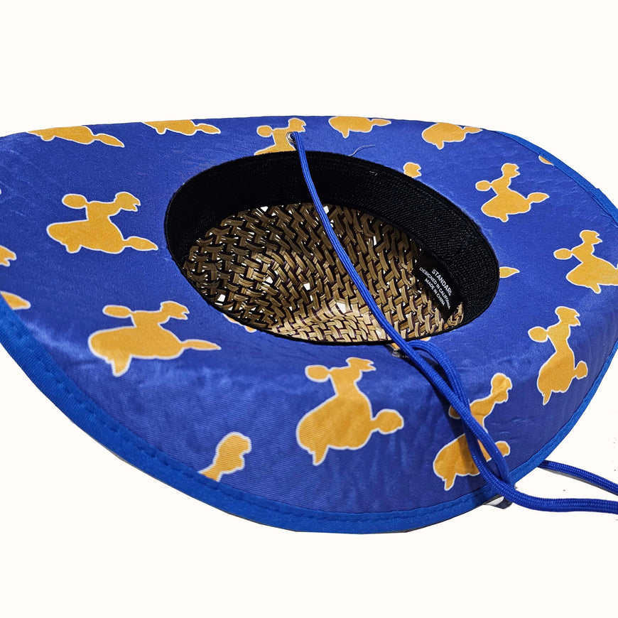 Sigma Gamma Rho Straw Cowboy Hat with Strap Winters Industries 
