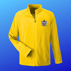 Sigma Gamma Rho Yellow Embroidered Fleece Jackets