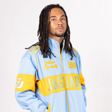 Southern University Cotton Racer Jacket Light Blue