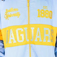 Southern University Cotton Racer Jacket Light Blue Winters Industries 