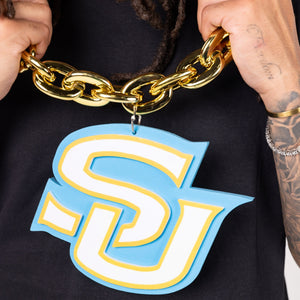 Southern University HBCU Big Chain Necklace with 3D Foam Pendant Winters Industries 