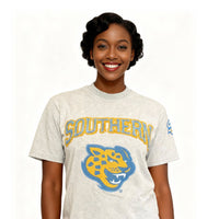 Southern University HBCU Embroidered and Distressed Twill Tee Winters Industries 