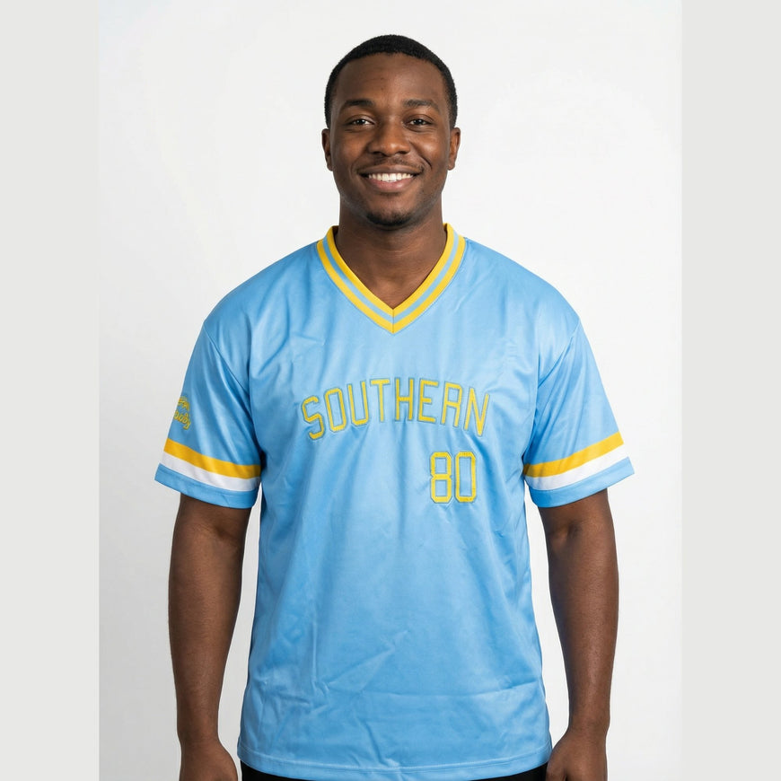 Southern University HBCU Embroidered Baseball Jersey Winters Industries 