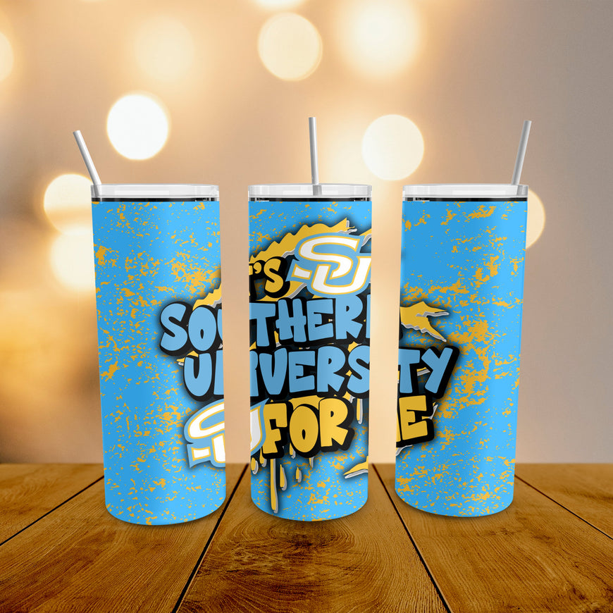 Southern University HBCU Tumbler Winters Industries by Fully Promoted Mesquite Option 2 