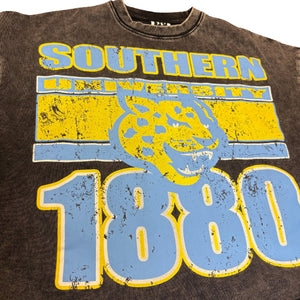 Southern University Oversized Acid Wash Box Tee Winters Industries 
