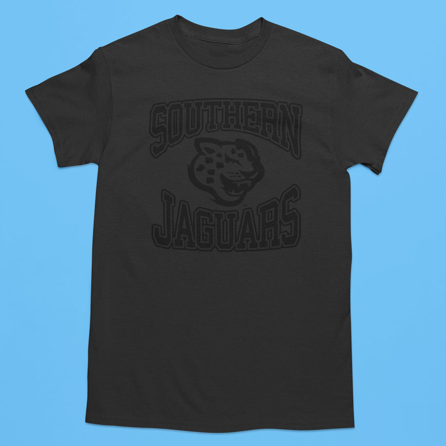 Southern University (SU) Black on Black Tee/Sweatshirt Winters Industries 