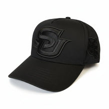 Southern University (SU) HBCU 3D Embroidered Black on Black Cap