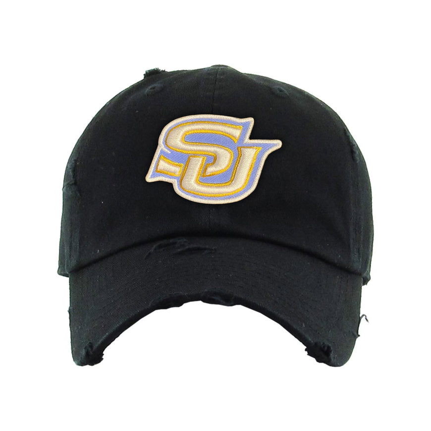 Southern University (SU) HBCU Distressed Cap Winters Industries Black 