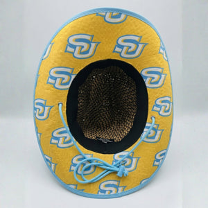 Southern University (SU) Straw Cowboy Hat with Strap Winters Industries 
