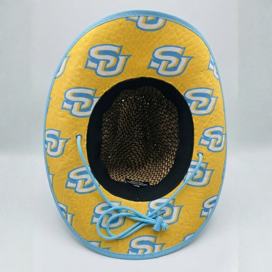 Southern University (SU) Straw Cowboy Hat with Strap Winters Industries 