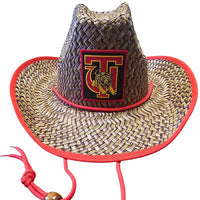 Tuskegee State University (TSU) Straw Cowboy Hat with Strap Winters Industries 