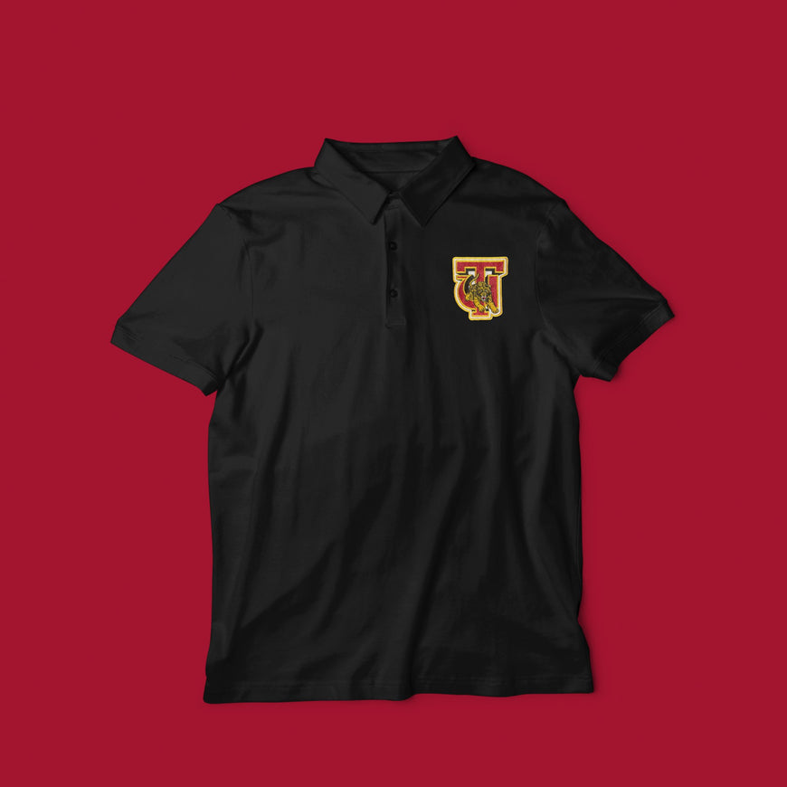 Tuskegee University HBCU Polo Winters Industries Small Black 