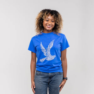 Zeta Phi Beta Dove Word Collage Winters Industries by Fully Promoted Mesquite S T-SHIRT 