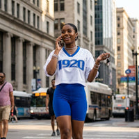 Zeta Phi Beta Embroidered 1920 Cropped Jersey Winters Industries 