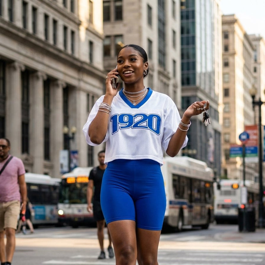 Zeta Phi Beta Embroidered 1920 Cropped Jersey Winters Industries 