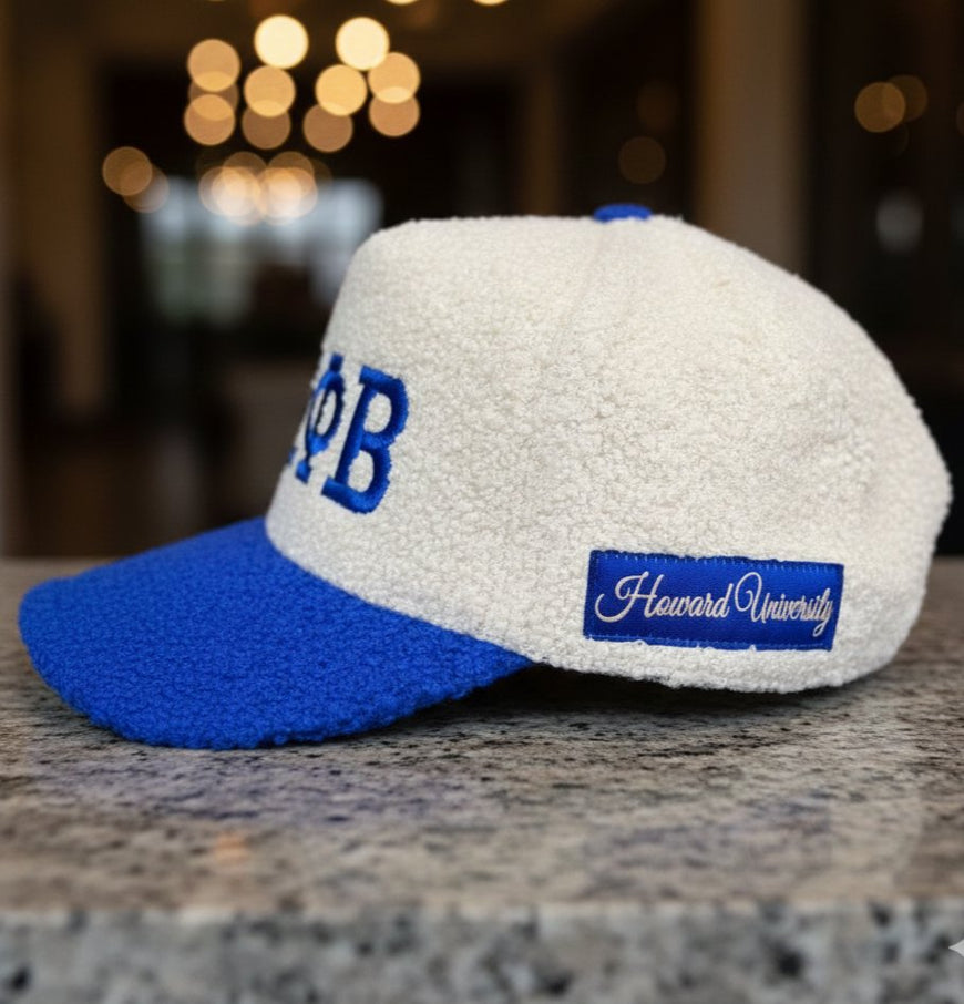 Zeta Phi Beta Embroidered Sherpa Cap Winters Industries 