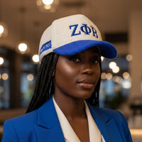 Zeta Phi Beta Embroidered Sherpa Cap Winters Industries 