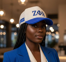 Zeta Phi Beta Embroidered Sherpa Cap