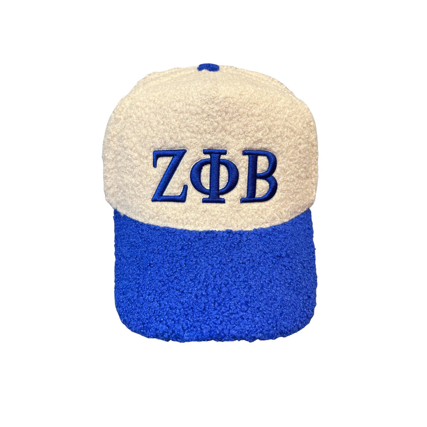 Zeta Phi Beta Embroidered Sherpa Cap Winters Industries 