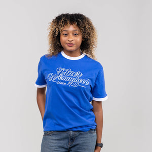 Zeta Phi Beta Finer Womanhood Embroidered Ringer Tee Winters Industries 