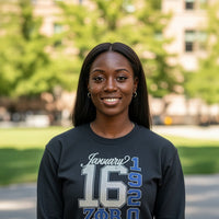 Zeta Phi Beta J16 1920 Bling and Rhinestone Howard University Sweatshirt / Tshirt WintersIndustries by Fully Promoted Mesquite 