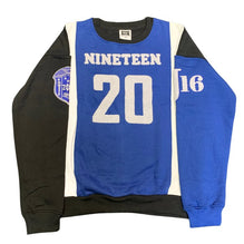 Zeta Phi Beta "J16" Nineteen 20 Chenille and Embroidered Sweatshirt (Blue/White)