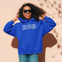 Zeta Phi Beta Letters Hoodie