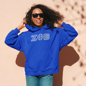 Zeta Phi Beta Letters Hoodie