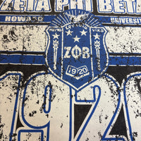Zeta Phi Beta Oversized Acid Wash Box Tee Winters Industries 
