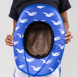 Zeta Phi Beta Straw Cowboy Hat with Strap Winters Industries 