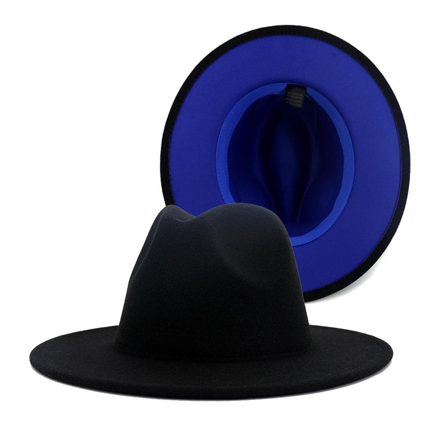 Black/Blue Fedora