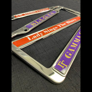 Custom D9 Back License Plate Frame