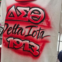 Delta Sigma Theta Custom Airbrush Sweatshirts