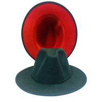 Green/Red Fedora