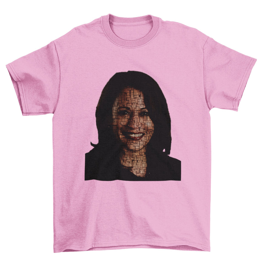 I am Kamala Harris collage tee