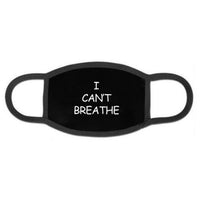 I Can't Breathe Face Mask with Filter Pocket, Carbon Filter Included