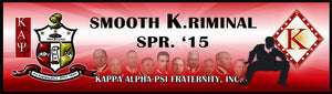 Kappa Alpha Psi Custom Print with Frame