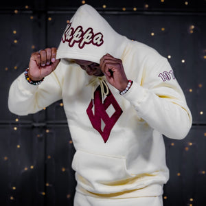 Kappa Alpha Psi Cream Embroidered/Chenille Tracksuit