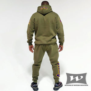 Omega Psi Phi Embroidered / Chenille Tracksuit