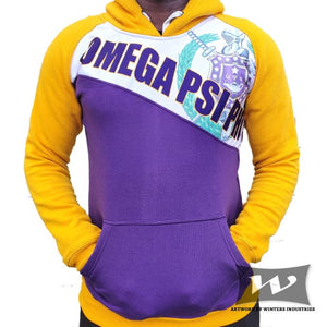 Omega Psi Phi Slim Sublimated Hoodie