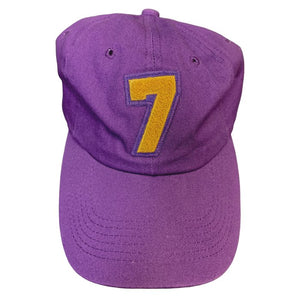 Purple Omega Chenille Cap