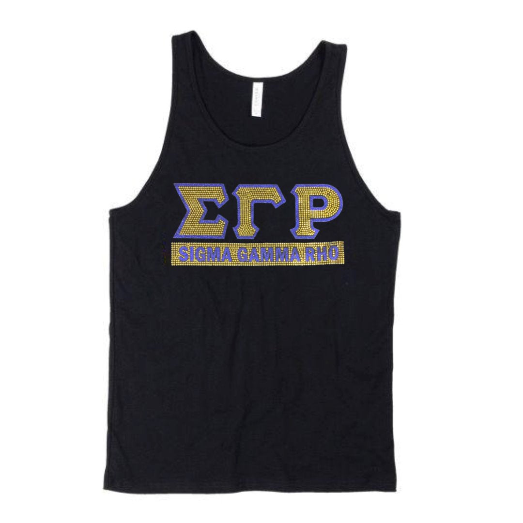 Sigma Gamma Rho Bling Letters