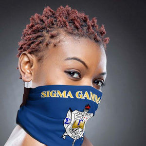 Sigma Gamma Rho Blue Neck Gaiter